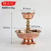 Artesanato Nepalesa Estilo Xizang Cobre Vermelho Artesanal Copo Ritual para Oferta de Água, Ornamento de Decoração para Casa, Disponível em Vários Tamanhos