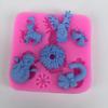 Neve Natal Rena Sino Guirlanda de Natal Molde Silicone R1021