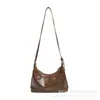Bolsa de Gran Capacidad para Mujer 2026 Nuevo Estilo Bolso Cruzado Bolso de Mujer ins Moda Retro Color Sólido Hombro Único Axila Bolso de Mujer