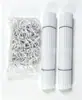 Palo para globos de película de aluminio de 40 cm, doblado grueso, para inflar con aire, de mano, palo para globos de papel de aluminio, palo de remolque