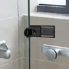 Cerradura de seguridad para puerta corredera de armario de cocina para niños, cerradura de puerta corredera para armario, cerradura de puerta de armario corredera izquierda y derecha, producto nuevo transfronterizo