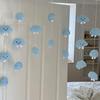 Cortina Colgante de Nube de Felpa para Decoración de Puerta de Habitación Infantil, Decoración de Pared de Cortina Colgante Linda de Alto Valor, Adhesivo 3D para Puerta Sin Perforaciones