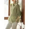 Camisa Larga de Manga Larga con Pliegues Estilo Retro Francés para Mujer, Nuevo Estilo Verano 2025, Corte Holgado de Nicho, Versátil, Adelgazante, Top Dulce