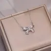 Collar para Mujer, Nuevo Colgante de Amor Transfronterizo de Moda, Diseño Nicho, Collar de Cadena para Clavícula Simple y Versátil