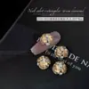 Zircón Brillante de Champagne Montón Diamante Joyería para Uñas Artísticas Azúcar Rocoso Maillard Huevo de Paloma Cuadrado Redondo Bola de Diamante Joyería para Uñas Artísticas