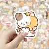100 Pegatinas Originales de Animales de Dibujos Animados Lindos Avatares Graffiti Papelería Decorativa Taza de Agua Juguete para Niños Pegatinas Lote