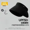 Chapéu de Sol Grande com Aba Envolvente para Proteção Solar Feminina Verão Anti-UV Top Vazio Chapéu de Sol Cobertura Facial para Ciclismo Chapéu de Sol de Seda Gelada