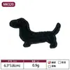 Parches Bordados en Stock Venta al por Mayor Accesorios para Ropa de Perro Dachshund Parches Tela Bordada para Toallas Diseños de Insignias para Perros Pequeños
