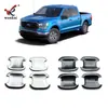 Adecuado para Ford 21-22 F150 Raptor Modificado Recubierto Eléctricamente Tazón Exterior de Puerta Protección Decorativa Cubierta Brillante Accesorios Especiales