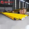 Vehículo de Transporte sobre Rieles a Prueba de Explosiones Alimentado por Cable con Control Remoto Inalámbrico, Capacidad de Carga de 15 Toneladas, Carro Eléctrico de Plataforma Plana para Transferencia de Piezas de Taller