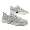 Zapatos de lona transpirables y sin olor para hombre, estilo del viejo Pekín, zapatos de lona ligeros y finos para hombre, zapatillas casuales, zapatos de malla, zapatos de verano