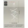 Lámpara de Araña para Escaleras con Veta de Madera de Durazno, Estilo Minimalista para Apartamento Dúplex Loft, Luz Principal de Sala de Estar, Iluminación Lineal LED para Vestíbulo de Villa