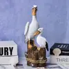 Artesanía de estilo nórdico transfronteriza de pelícano, gaviota, caballito de mar, decoración de entrada, sala de estar, artículos para el hogar, estantería, adornos de escritorio