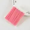 50 Pincéis Labiais Vazios, Aplicadores de Batom Descartáveis, Pincéis para Gloss Labial, Pincéis Labiais Flocados Portáteis, Pincéis de Maquiagem Cotonetes