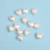 Cor de pérola artificial acrílica destaque contas de amor diy fazer acessórios de cabelo colar pulseira acessórios para capa de celular material