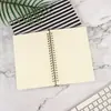 Cuaderno de hojas sueltas Cubierta PP mate Bloc de notas Núcleo interior reemplazable Página interior Cornell Línea horizontal