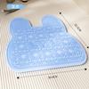 Alfombrilla de silicona con forma de pata de conejo para exfoliar los pies, Alfombrilla de masaje para lavar los pies, Alfombrilla de baño, Alfombrilla exfoliante para pies para eliminar la piel muerta, Alfombrilla para el suelo de la ducha