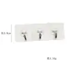 Gancho no perforado gancho resistente de alta carga fuerza adhesiva súper fuerza adhesiva impermeable sin costuras cocina baño pared adhesivo fabricantes