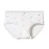 Calcinhas de algodão puro para meninas com estampa floral, forro 100% algodão, confortáveis, hipoalergênicas, respiráveis, sem costura, calcinhas femininas de cintura média