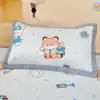 Funda de almohada infantil de seda de hielo de dibujos animados clase A individual 30X50 Verano 2026 Nuevo modelo Refrigerante Funda para núcleo de almohada de seda de hielo