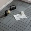 Ladrilhos de Piso de Plástico, Piso de Madeira Plástica, Pátio Jardim Varanda Terraço Externo, Piso Resistente ao Desgaste Antiderrapante, Atacado do Fabricante