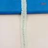 Nuevo Más Vendido 1.5cm Estilo Tweed Malla Perla Cristal Código de Barras DIY Accesorios para Escote Cinta Adhesiva Accesorios para Ropa
