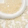 Cuentas Sueltas de Resina con Purpurina Fina Estilo Crema Ojo de Gato Imitación para Pulsera, Collar, Accesorios de Joyería Hechos a Mano DIY