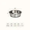 Tigela de Alimentação Lenta para Pets, Tigela de Alimentação para Gatos, Tigela de Aço Inoxidável, Tigela para Cachorros, Antiderramamento, Tigela de Água de Grande Capacidade, Atacado Transfronteiriço