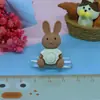 Urso sorridente Coelho sorridente Acessórios de resina DIY Acessórios para presilha de cola creme Acessórios de resina Atacado