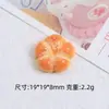 Pan de Sándwich Sonriente Comida Juguete Dibujo Animado Accesorios DIY Accesorios Pegamento de Crema Resina Accesorios Pequeños Zapatos de Cueva Hebilla Material