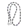 Cadena de Cristal con Perlas de Gota de Agua para Teléfono Móvil, Cadena Larga Portátil Cruzada para Mujer, Cadena para Teléfono Móvil, Cadena para Bolso, Colgante de Cristal con Perlas