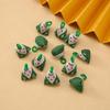 Colgante pequeño de zongzi tejido a mano con hilo de seda colorido, pulsera para el Festival del Bote del Dragón, accesorios de bolsita de la suerte semiacabados