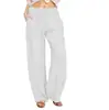 Ropa de mujer transfronteriza 2024 nueva europea y americana Amazon eBay Europa y América talla grande suelta algodón y lino pantalones casuales mujeres