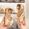 Sandalias de Verano Baotou para Niñas Zapatos de Princesa para Niñas Zapatos Infantiles 2025 Nuevo Verano Suela Suave Zapatos Infantiles Grandes