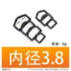 Hebilla de Anillo D Semircircular Pentagonal de Plástico para Mochilas, Riñoneras, Hebilla de Ajuste de Seguridad, Accesorios para Equipaje y Ropa, Hebilla de Anillo D, Hebilla de Cierre Rápido
