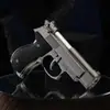 Colección Militar 92G Encendedor Creativo de Personalidad Boutique para Chicos Metal Inflable A Prueba de Viento Tipo Pistola No Lanzado