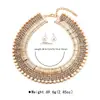 Juego de Collares Gargantilla Corta Versátiles de Perlas Artificiales para Bodas Transfronterizas, Juego de Collares Gargantilla Exagerados y Elegantes, Exquisitos Accesorios de Banquete