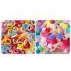 Corda de Cabelo com Bolinha Colorida para Menina Elástico Super Fofo para Bebê Anéis de Cabelo Fofos para Menina de Jardim de Infância Cabelo de Alta Elasticidade