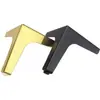 Sofá de três pontas, pé de cama triangular, acessível, luxuoso, metal, suporte para móveis, mesa de cabeceira, armário de TV, pé de cama, mesa de centro, ferragens