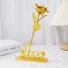 Simulación de siete colores lámina de oro de 24k caja de regalo de rosa tallo único regalo Qixi Día de San Valentín creativo cumpleaños fabricante transfronterizo