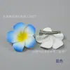 Clip Adhesivo de Plumeria de 5 cm Material de PE Espuma Fotografía Costera Pasador Día del Niño Baile Tocado Flor