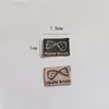 Punto Accesorios para Joyería DIY Etiquetas Hechas a Mano Etiquetas de Tela Etiquetado Marcas Registradas Materiales para Accesorios de Cabello Hechos a Mano Etiquetas de Cuero
