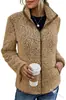 Sudadera Casual de Moda Amazon para Mujer 2026, Color Sólido, Cuello Alto, Manga Larga, Cremallera, Chaqueta de Felpa Burbuja