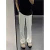 Pantalones Casuales Estilo Americano 2026 con un Diseño Único, Textura de Sarja, Nuevos Versátiles de Primavera y Otoño, Caída Fluida, Pierna Recta, Acampanados, Pantalones de Vestir