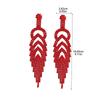 Navidad Viernes Negro Más Vendidos Pendientes de Árbol de Navidad Rojos con Borlas Largas para Mujer, Versátiles, Elegantes, Exquisitos, Pendientes y Accesorios para Orejas Versátiles