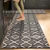 Alfombra de cocina para el hogar, lavable, de fácil cuidado, alfombra de baño absorbente de tierra de diatomeas, alfombra de piso para puerta, resistente al desgaste, resistente a la suciedad, alfombra