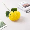 Flor artificial de hortensia grande de un solo tallo, juego completo de 90 piezas para paisajismo de jardines exteriores, decoración de pasillos de banquetes y decoración del hogar con jarrón de lujo ligero