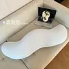 Almohada fresca de espuma viscoelástica para dormir en la cama, almohada de embarazo, almohada para las piernas para dormir de lado, almohada lateral desmontable y lavable