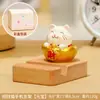 Creativos Lindo Gato de la Suerte Soportes para Teléfono Móvil Adornos Decoración de Escritorio de Oficina Adornos para Estabilidad Emocional Regalos para Niñas