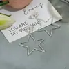 Pendientes de Borla Estrella Mariposa Atmosféricos para Mujer, Versátiles que Favorecen el Rostro, Pendientes de Accesorios Yiwu al por Mayor, Plata de Ley 925
